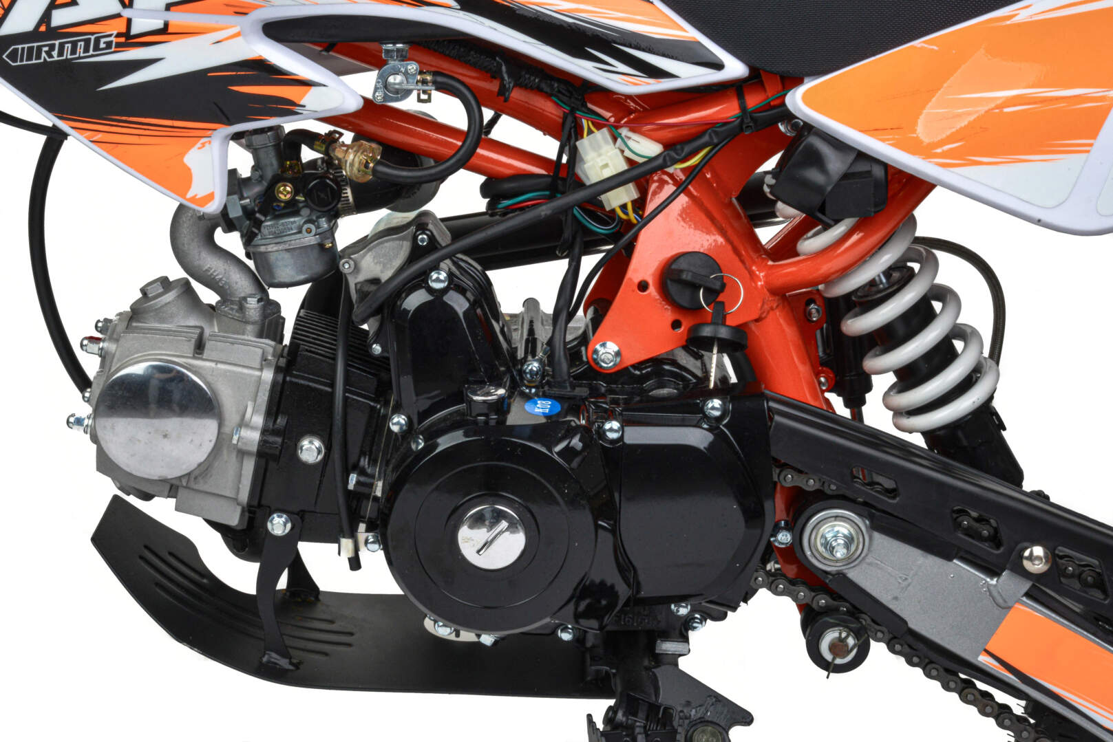 Питбайк Motoland 110 APEX10 E оранжевый 14/12