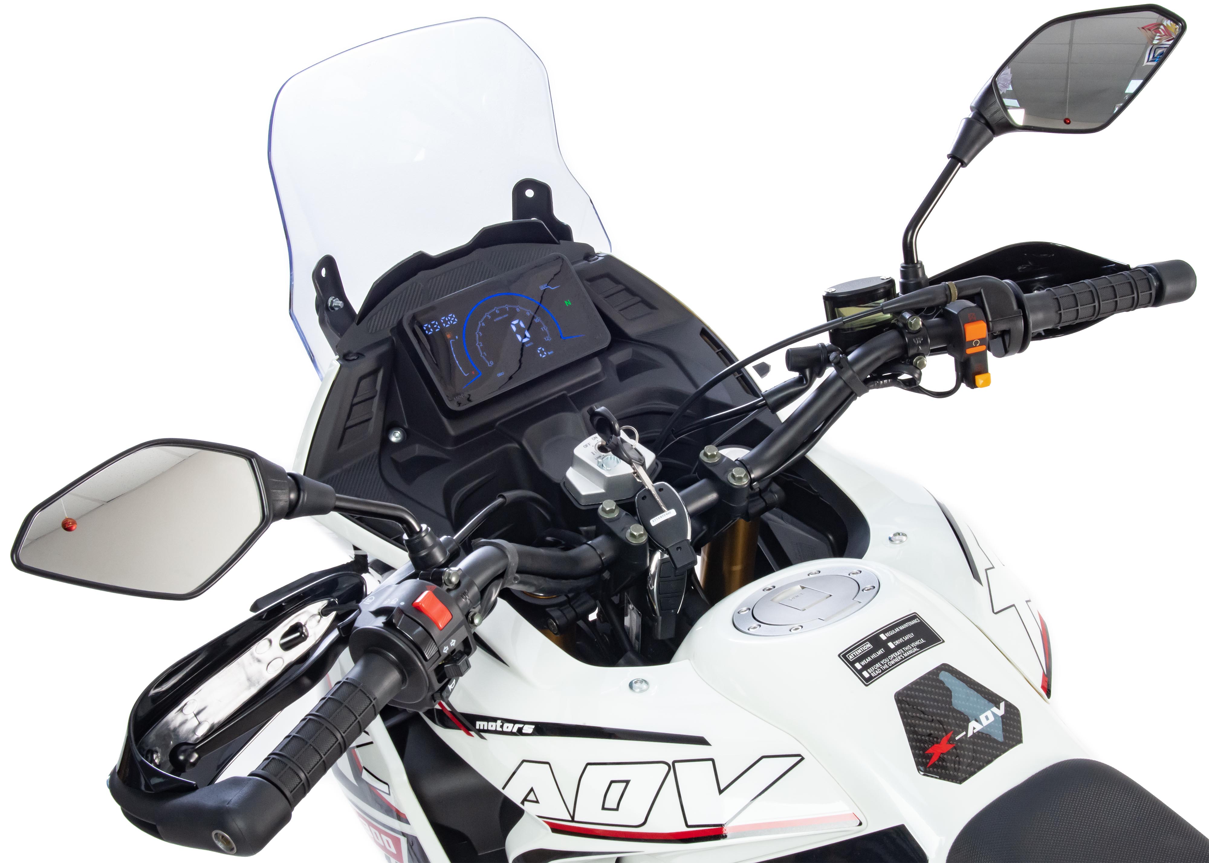 Мотоцикл Кросс 300 ENDURO GARET 19/17 белый